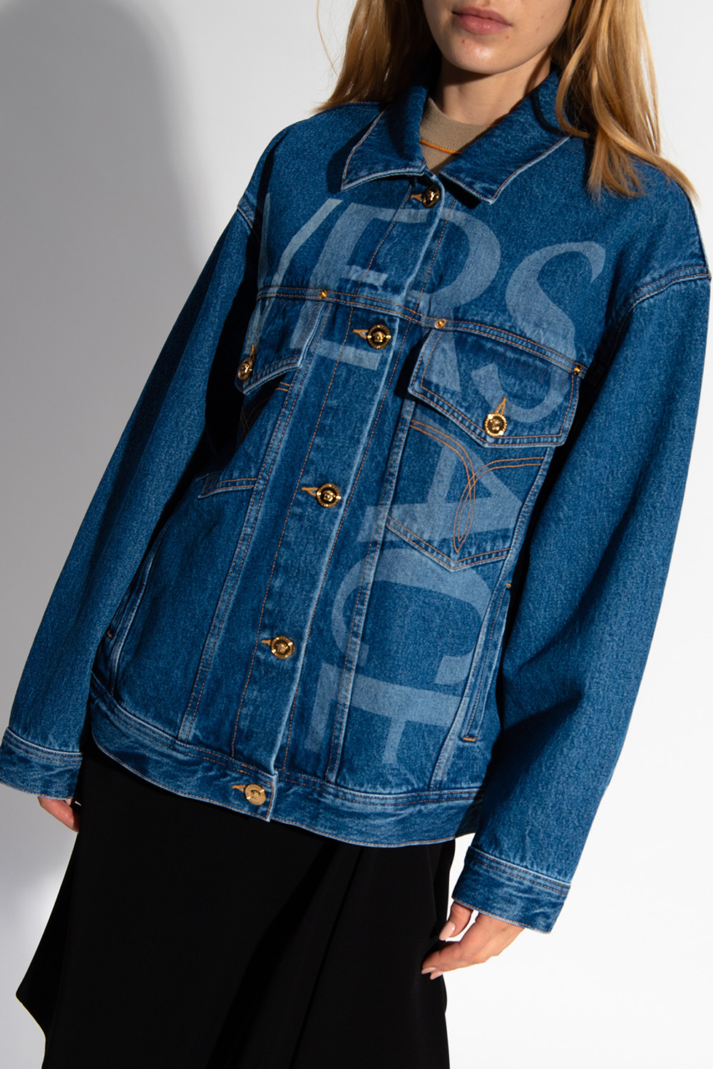 Versace denim 2025 jacket womens